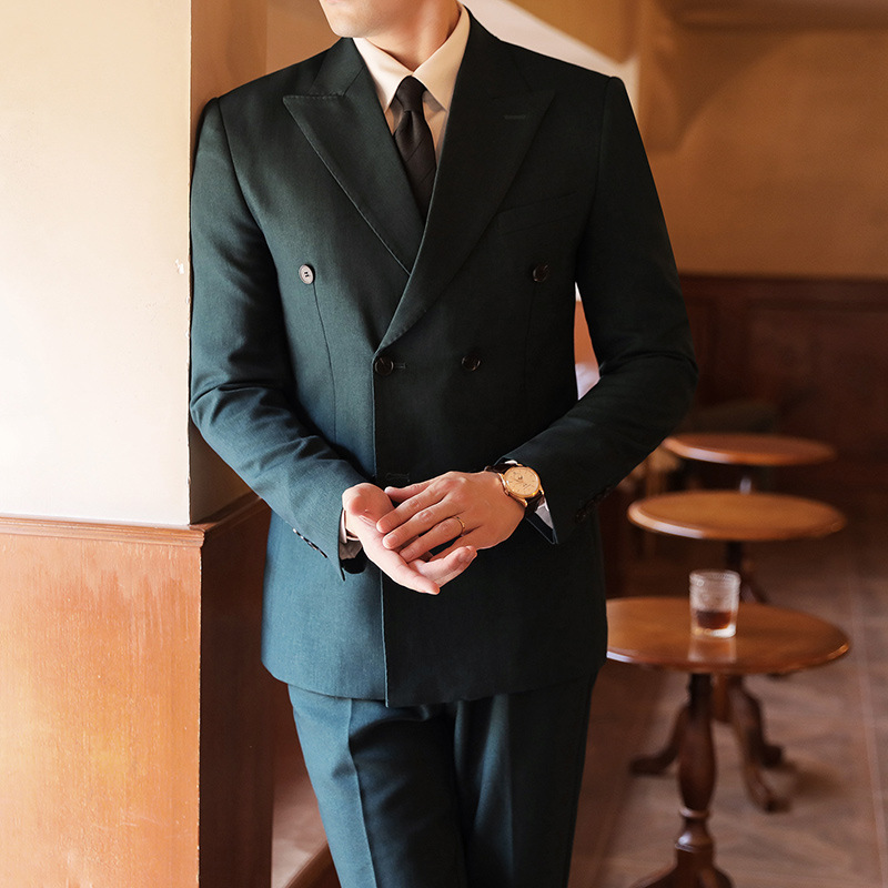 3231 Black Slim Fit Business Formal Suit - Professional Wear