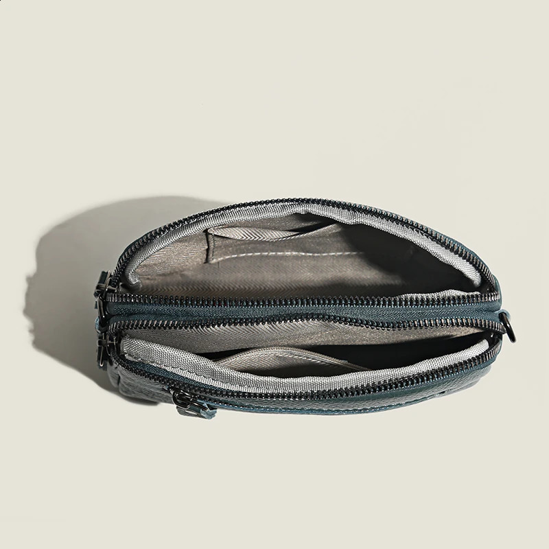 Genuine Leather Bag Womens Crossbody Bag for Woman Female Solid Color Clutch Phone Bags Shoulder Bag Messenger Bag Sac 250120