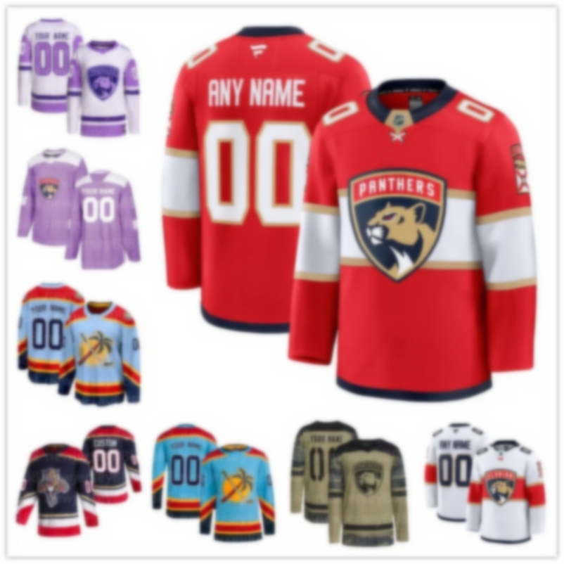rida Men Panthers Ice Hockey Home Premium Jersey Aleksander Barkov Size S-4XL Women Youth
