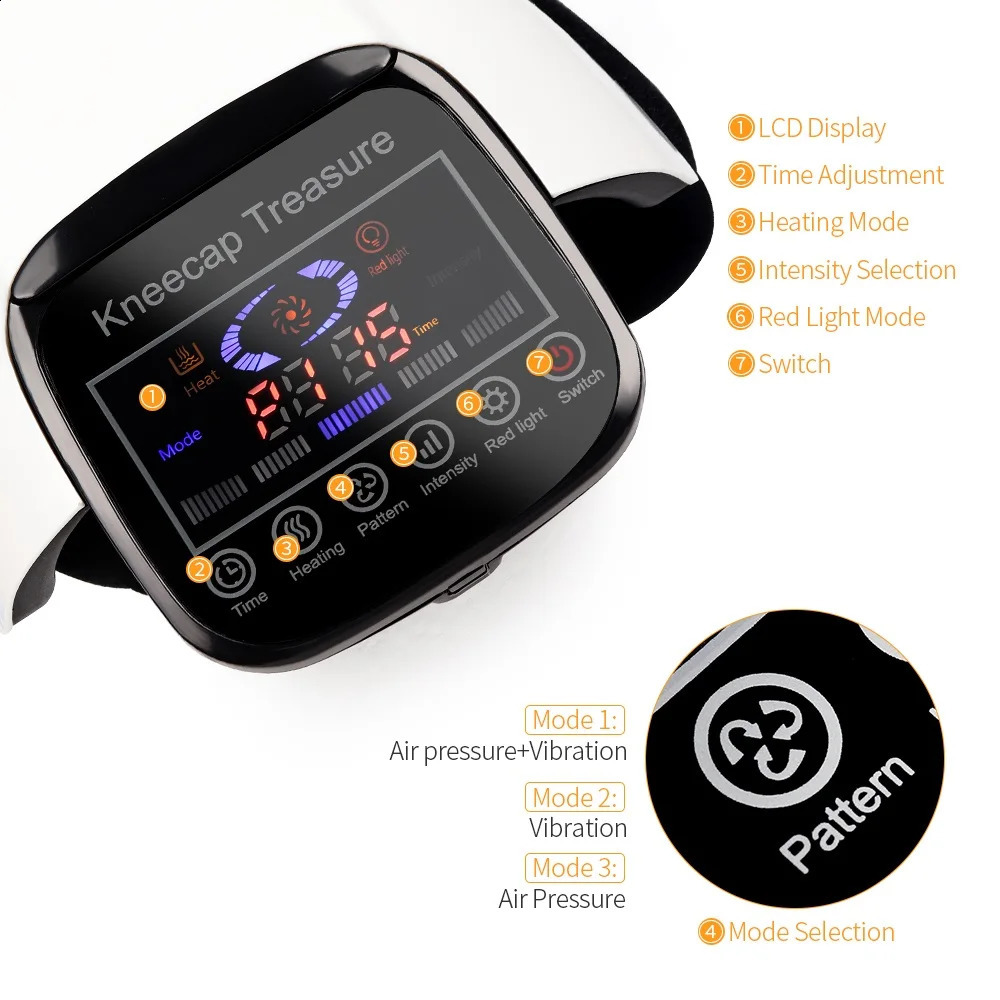 Electric Knee Massager Airbag Massage Compress Leg Knee Joint Relaxing Massager 241224