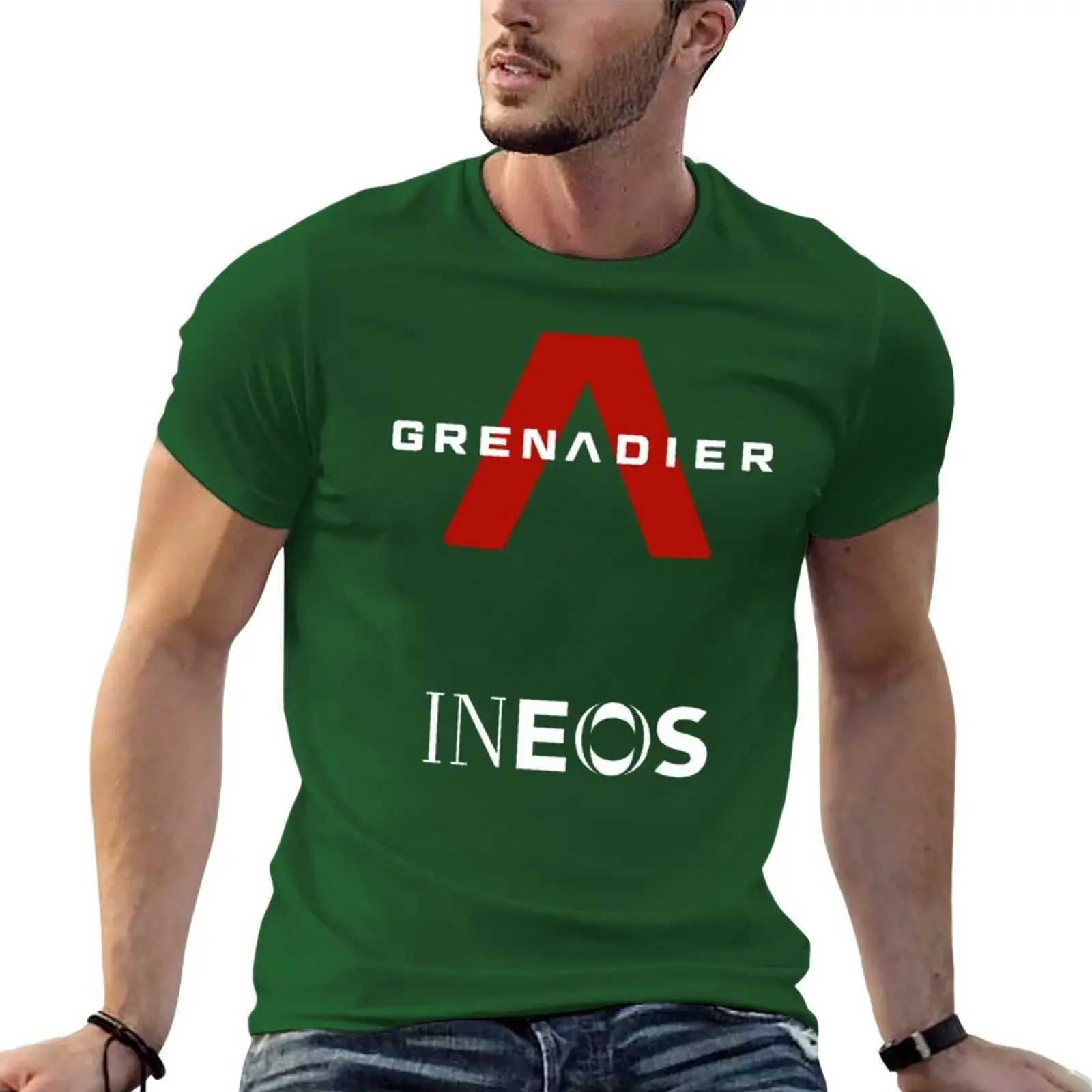 2024 Summer Fun Style New Ineos Grenadier Cycling Team T-shirt Mens Customized Black T-shirt W241223