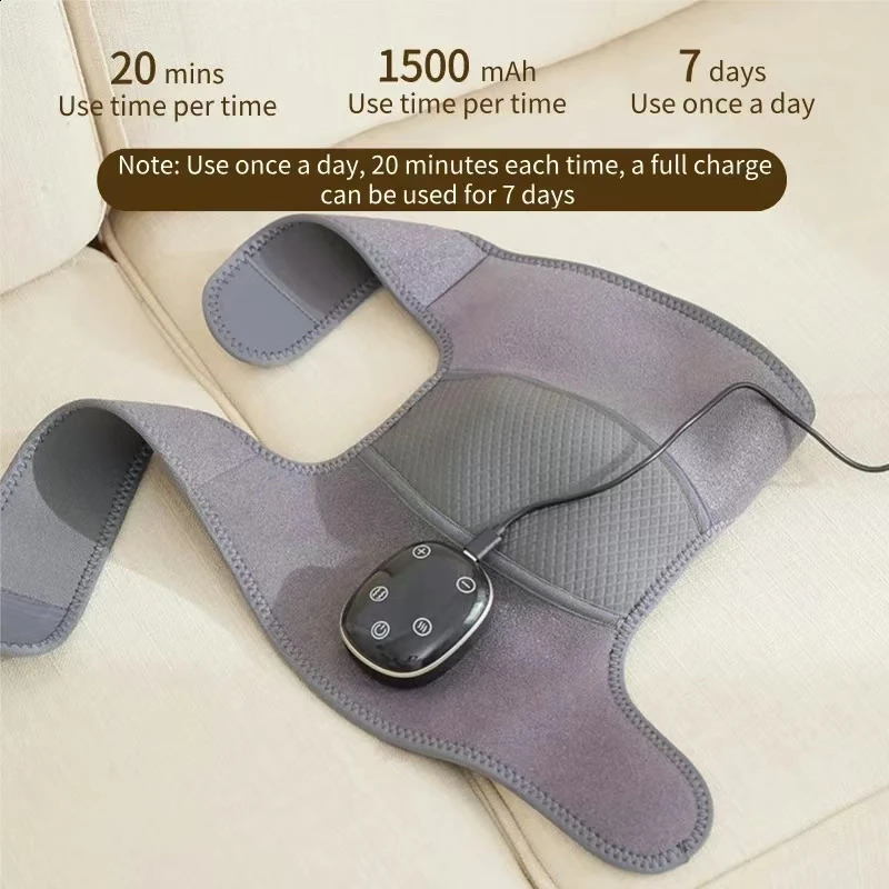 Knee Massager With 3-Speed Vibration Massage For Knee Shoulder Elbow Heating Knee Protection Old Cool Leg Warmth Massage 241224