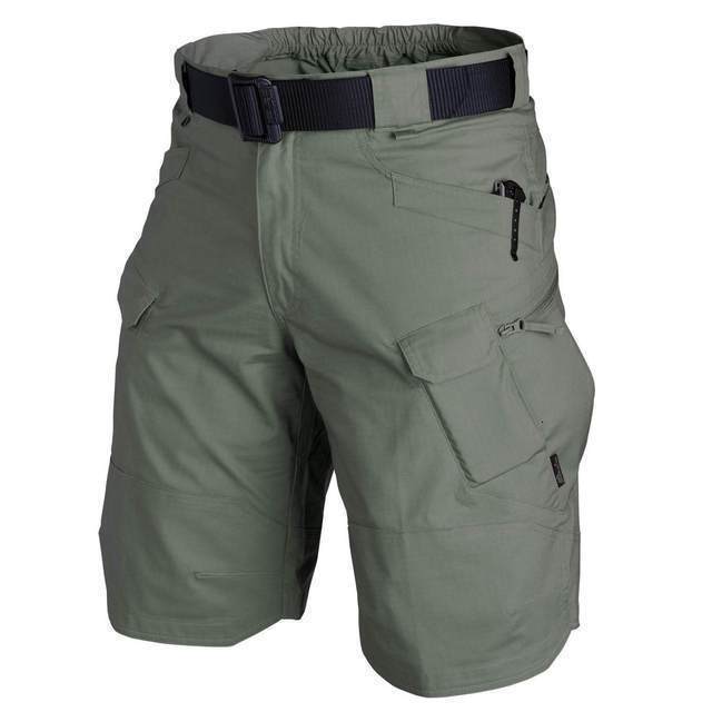 Mens summer durable breathable sweat absorbing tactical shorts casual outdoor workwear shorts waist belt fashion short pants