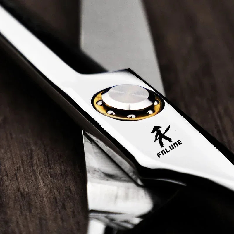 Fnlune 6.0 Professional Hairdressing Scissors Salon Barber Accessories Haircut Machine Thinning Shear HairdresserS Scissors 241224