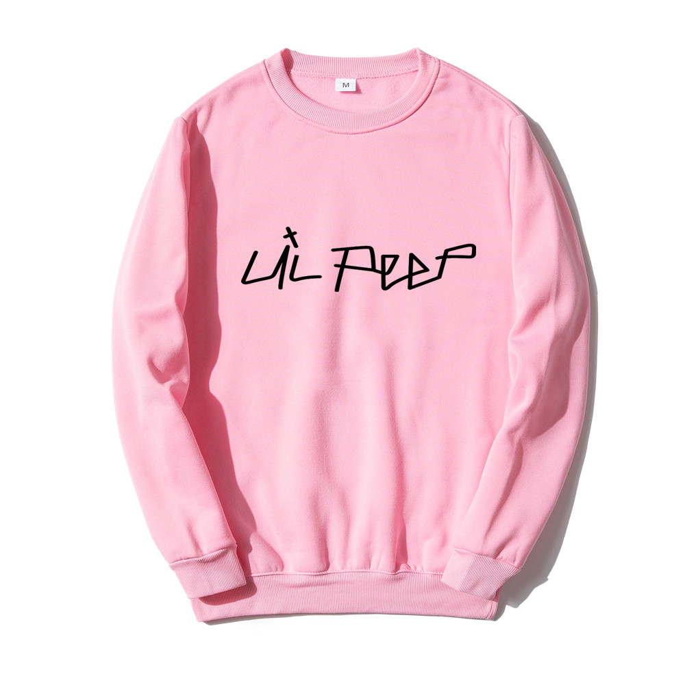 Lil Peep sweatshirt Hoodie Funny Comfortable Sweatshirts Fashion Harajuku No Cap Round Neck Men Women Warm Fleece Tops Pullover