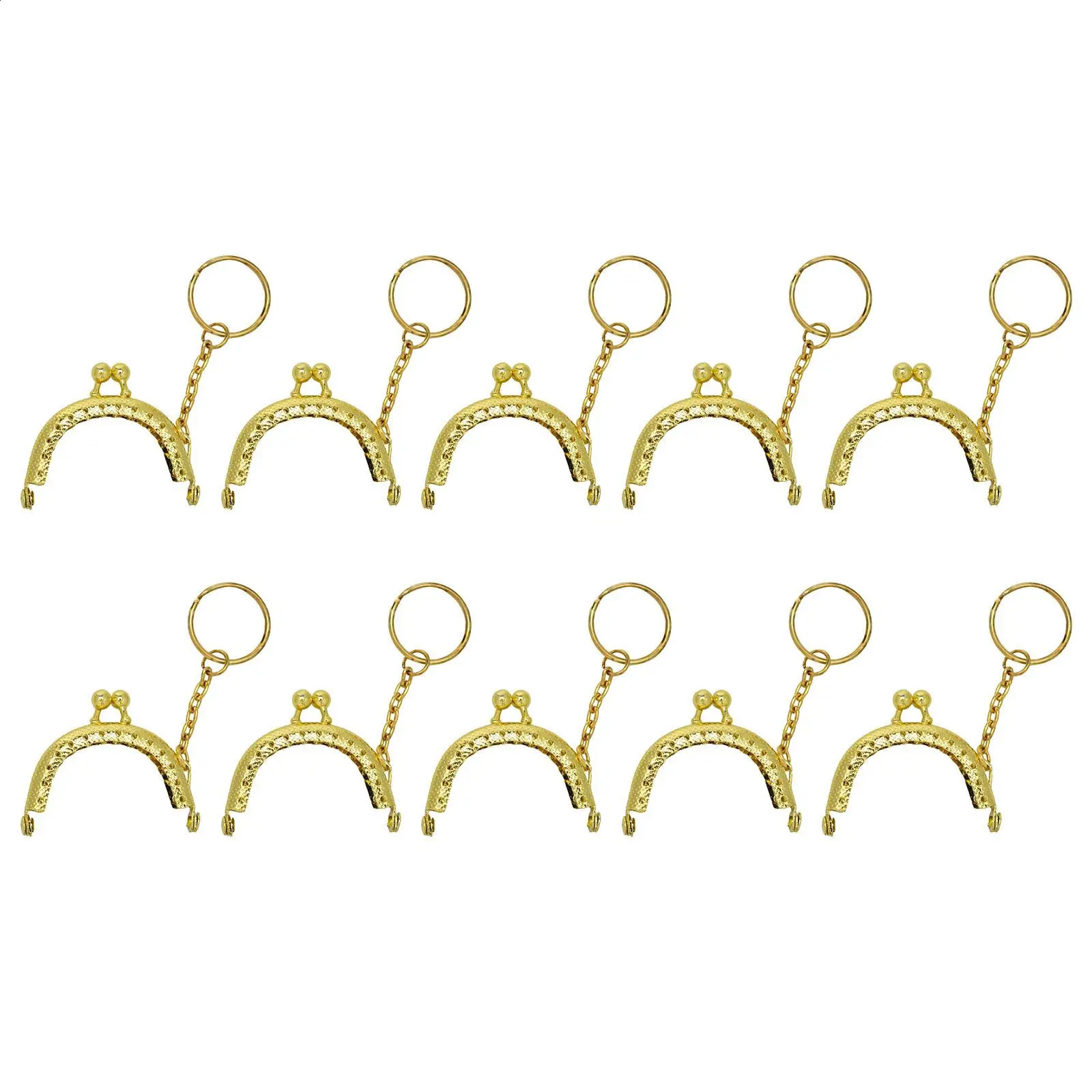 Wallet clasp 10Pcs 5cm metal wallet with coin bag accessory DIY craftsmanship 241223