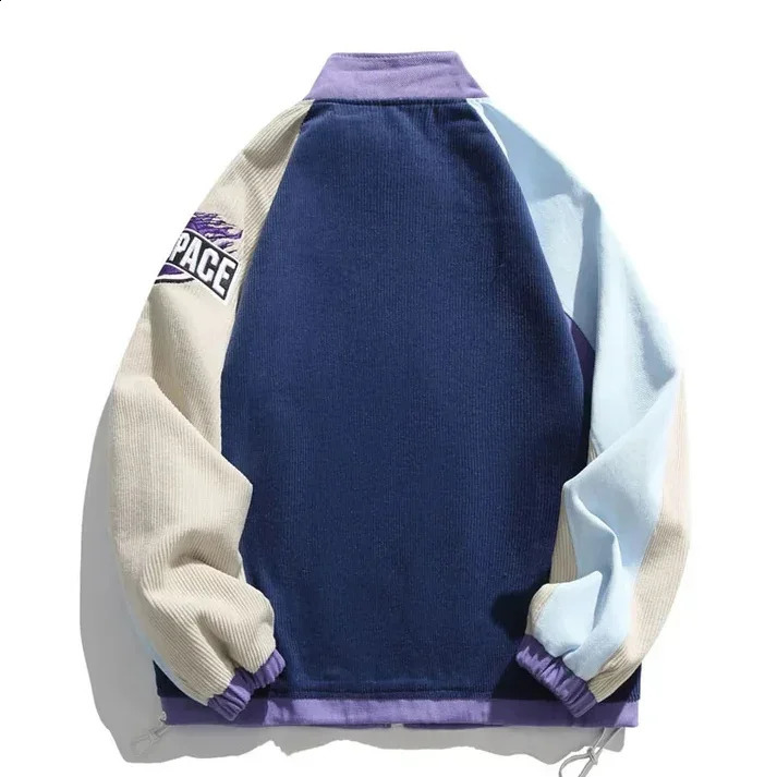 Y2K American Hip Hop Trendy Baseball Uniform men Retro Letter Stitching Street Loose Jacket Oversized Fashion Ins Women 241218