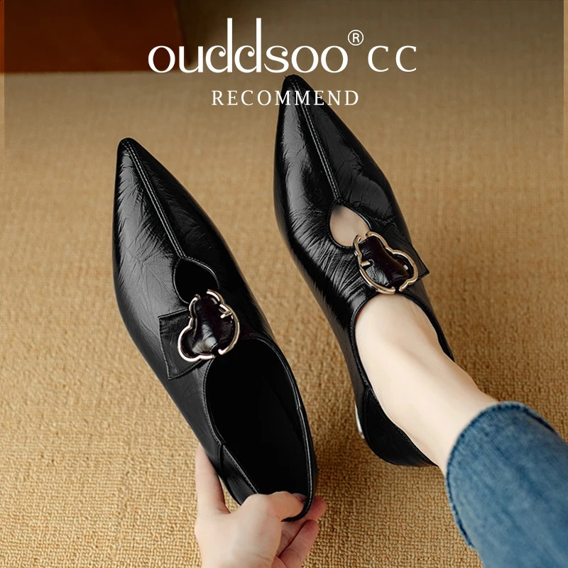 Ods High Heels Womens Thin High Heels Spring/Summer Autumn/Winter Korean Edition Pointed Womens Temperature High Heels 241223