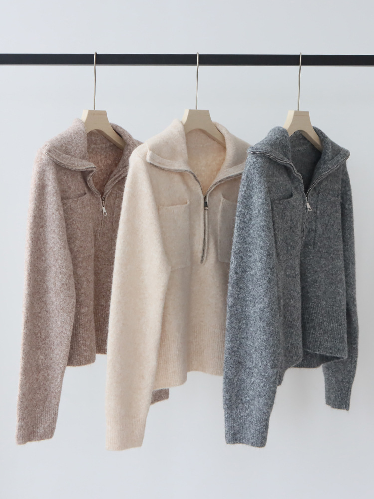 LTX20 luxury hidden link 5A masrter quality Versatile Feminine Layering Piece: Lightweight Mixed Fabric Pullover Jacket Suitable for Multiple Outfits