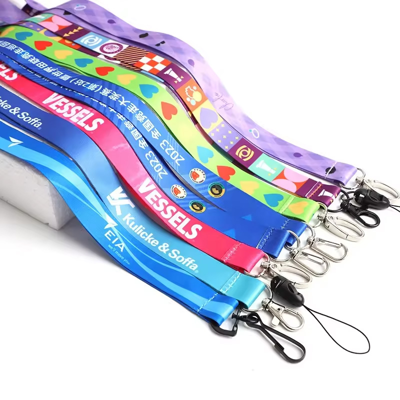 Customization LOGO Phone Lanyard Neck Hanging Lanyards for Keys ID Card ,Polyester Lanyard lanyards,Custom Breakaway Sublimation Keychain Lanyards Wit