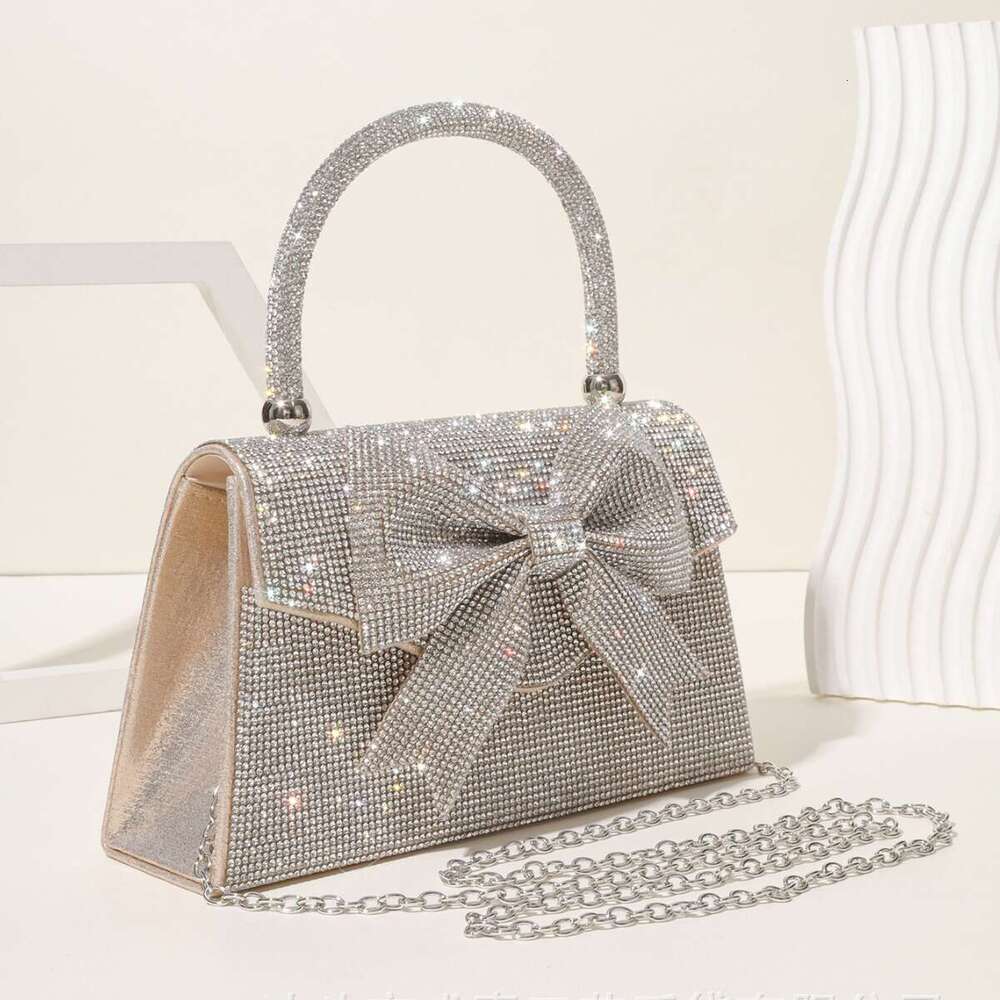 Shoulder Bag for Ladies Women Fashion Crossbody Bags Handbags Girls New Rhinestone Handbag Bow Casual Women Bag
