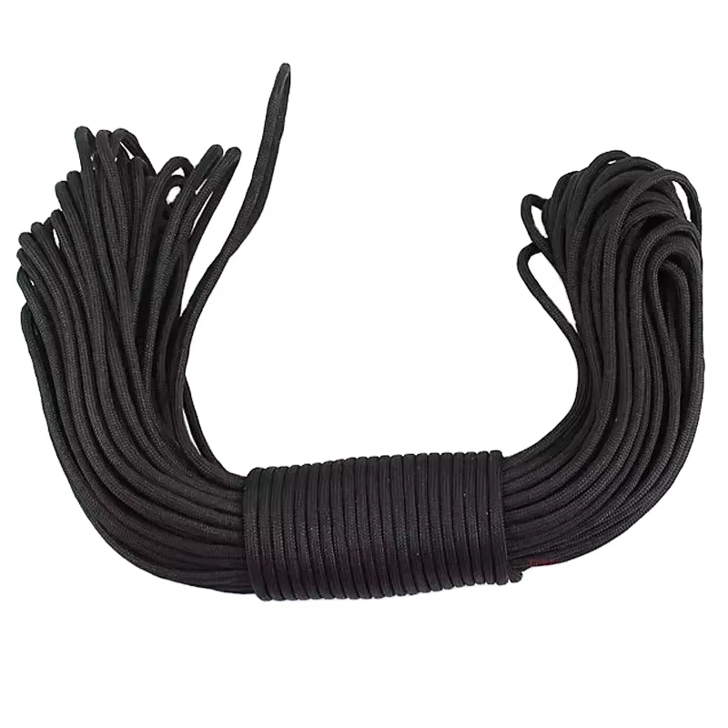 outdoor 4mm 100ft 7 strand polyester paracord 550 parachute cord lanyard rope
