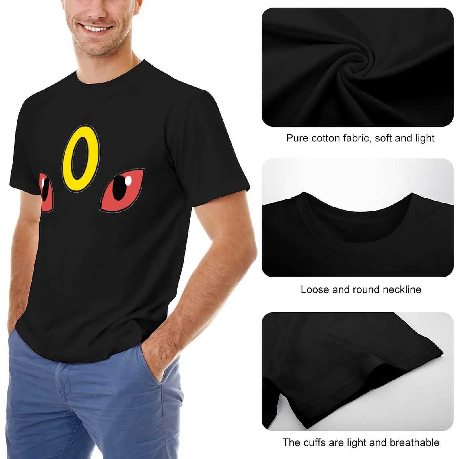 Umbrion Eyes t-shirt plain t-shirt anime t-shirt mens clothing mens t-shirt graphic W241223