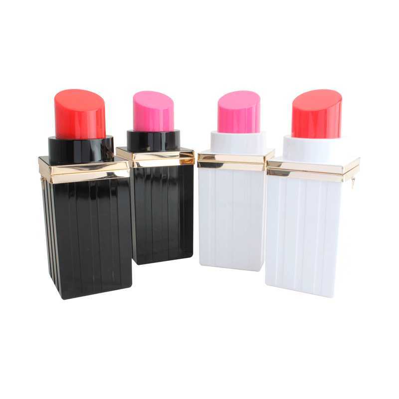 Clutch Bag Lipstick Lipstick Hand Shoulder Evening Dress Chain Dinner Mini Acrylic Handbag Handbag Womens Tote Bags 240920