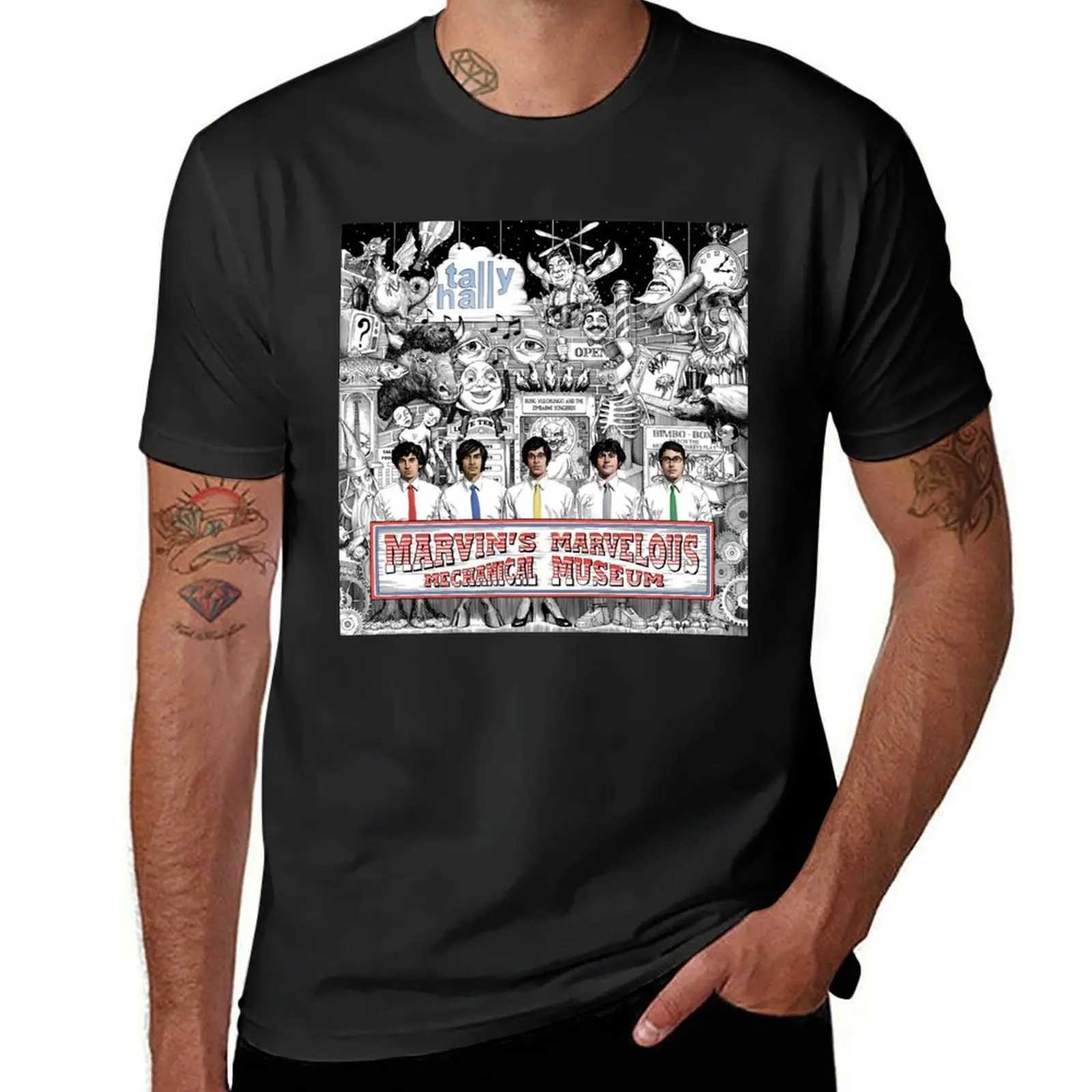 Tally Hall T-shirt Hippie Clothing Cute Top Customized Mens Graphic T-shirt Set W241223