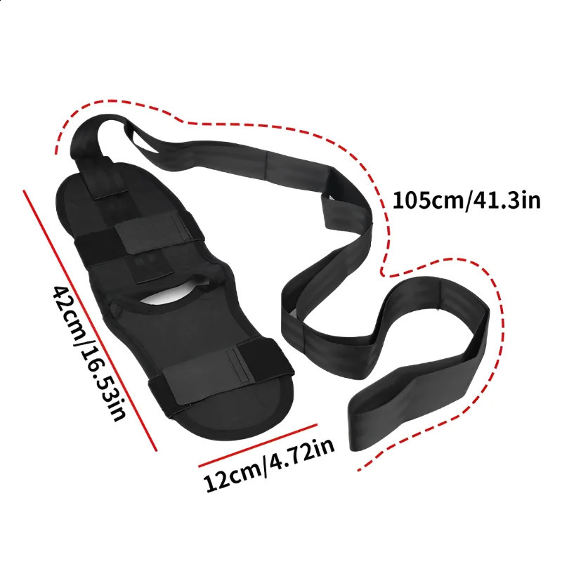 Fitness Open Back Muscle Relaxation Yoga Stretching Band Leg Stretcher Flexibility Strap For Rehabilitation Plantar Fasciitis 241216