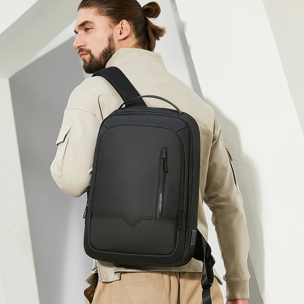 Heroic Knight Slim Man Laptop Backpack Waterproof School Bag With USB Charging For Boys Teenagers Backpack Men On Work 241224