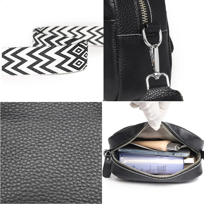 2025S New Free Shipping Designer Bag High Quality Genuine Women Crossbody Shoulder Bags Solid Color Cow Leather Handbag Female Messenger Tote Sac