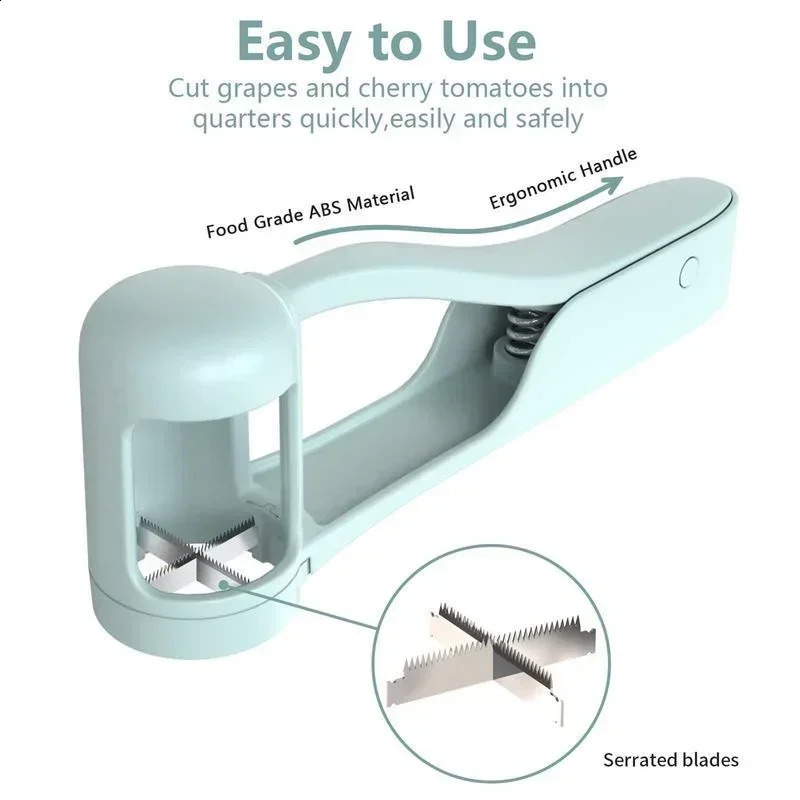 Tomato slicer grape cutting tool cherry fruit salad separator rens small kitchen accessories cutting tool 241223CJ