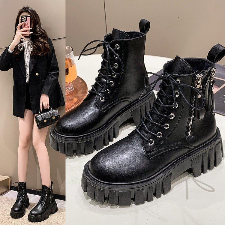 Women Ddmywed Martin S British New Summer Slim Ins Trendy Thin Style Explosive Street Short Boots Black Thick Sole Chinese Brand Shoes F Ddmysaturn