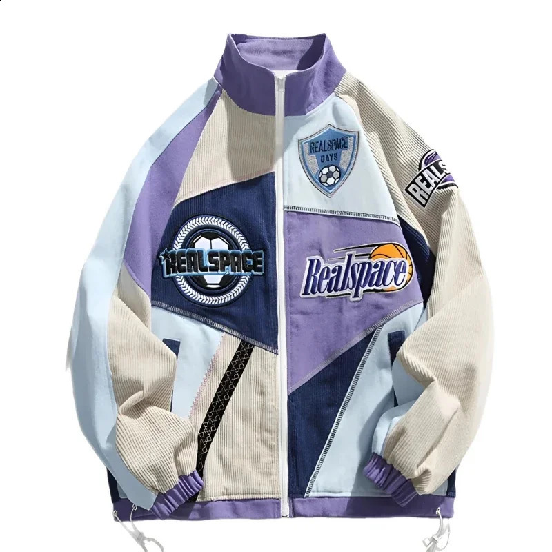 Y2K American Hip Hop Trendy Baseball Uniform men Retro Letter Stitching Street Loose Jacket Oversized Fashion Ins Women 241218