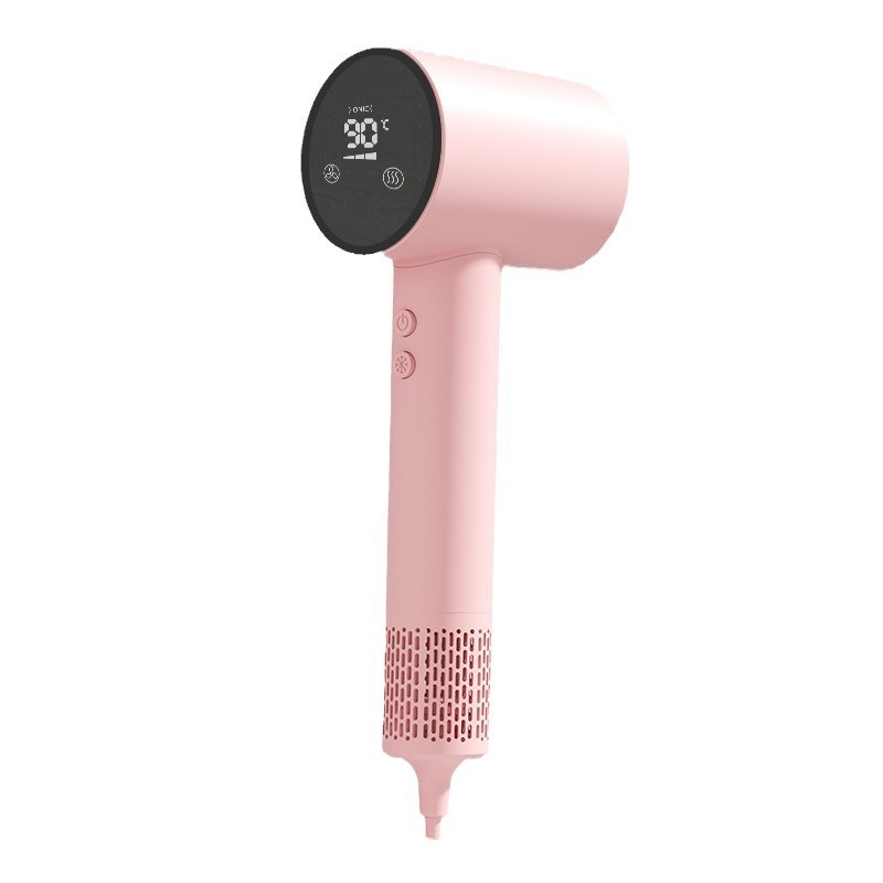 Electric Dryers with Display MuteHairdryer Hair Care Drier Safety Anion Professional temperature control Blow Powerful High speed