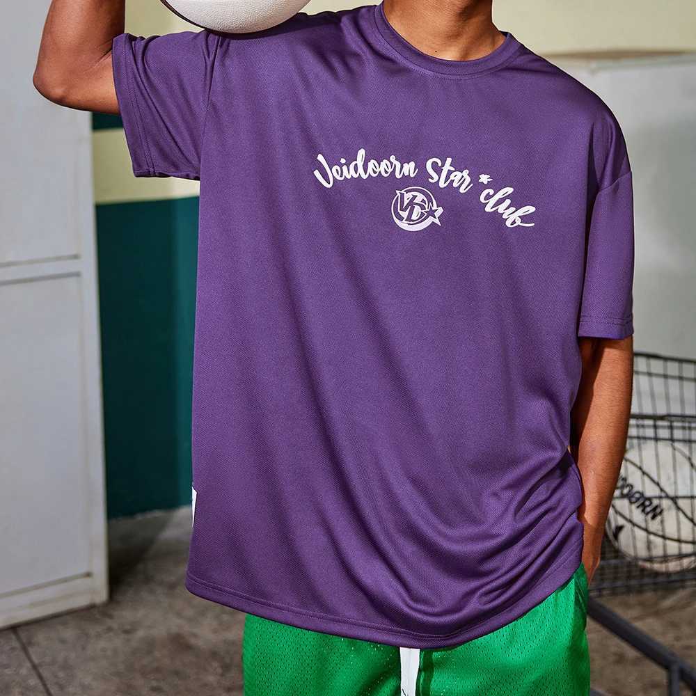 Mens simple casual T-shirt with graphic star print short sleeved T-shirt comfortable short sleeved staff collar T-shirt moisturizing short sleeved shi
