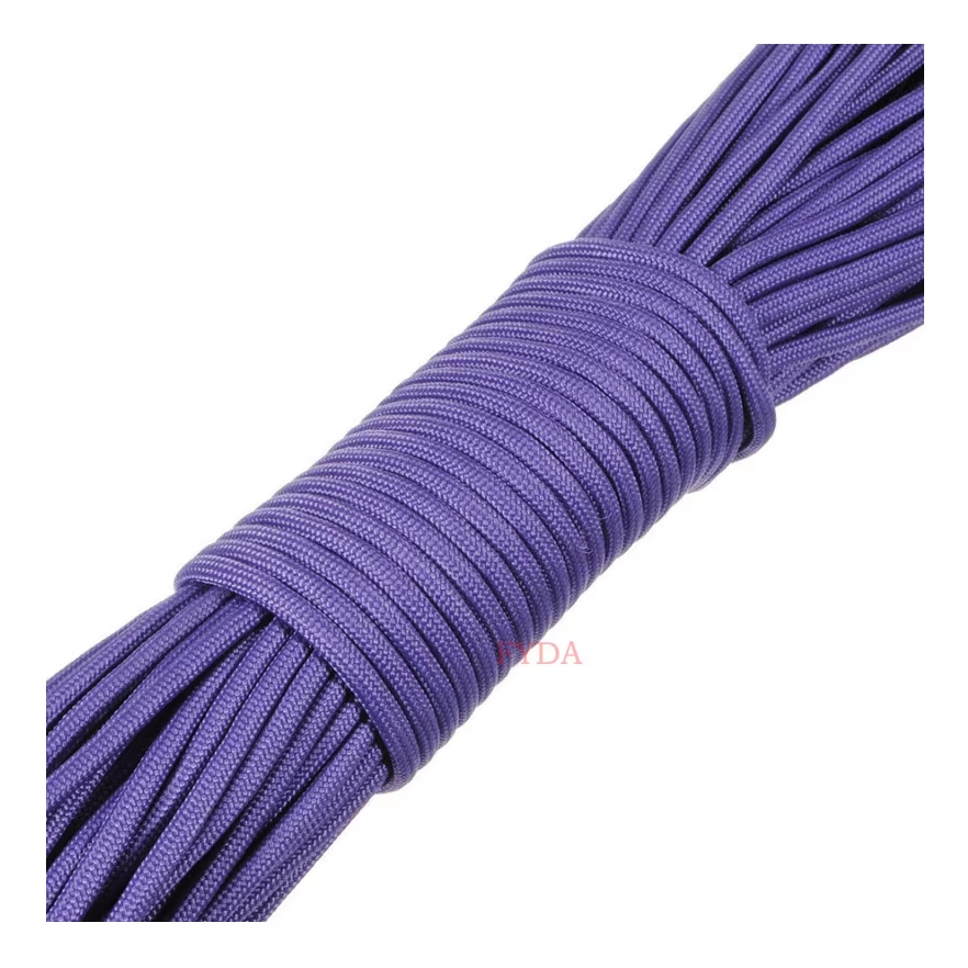 Paracord 550 Climbing Lanyard Tent Rope 4mm 7 Stand Paracord Survival Bracelet For Camping