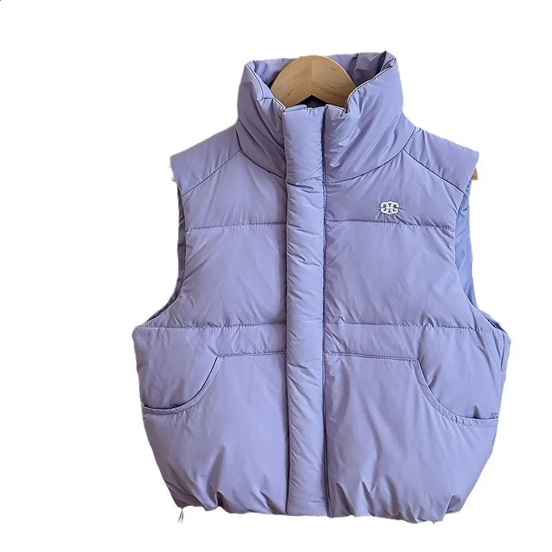 Korean Winter Toddler Boy Waistcoat Turtleneck Thick Warm Children Boy Vest Loose Casual Infant Baby Boy Sleeveless Down Jackets 241223