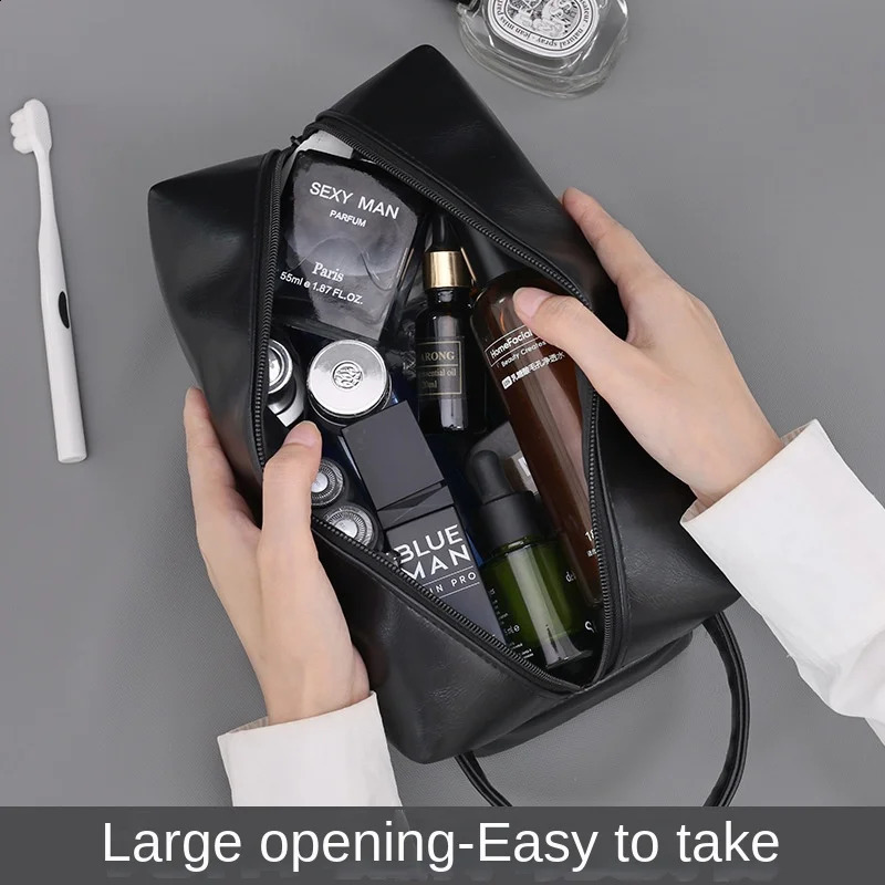 Mens Fashion toiletry bag | portable travel skincare storage multifunctional cosmetic 241213