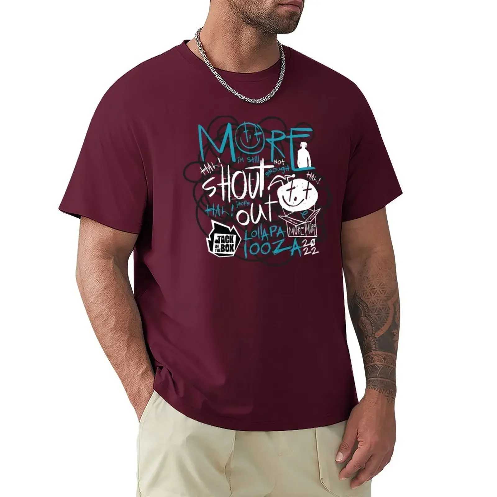 Newly arrived short sleeved Jhope Jack in box T-shirt top mens white custom cute clothes flat mens hip-hop retro W241223