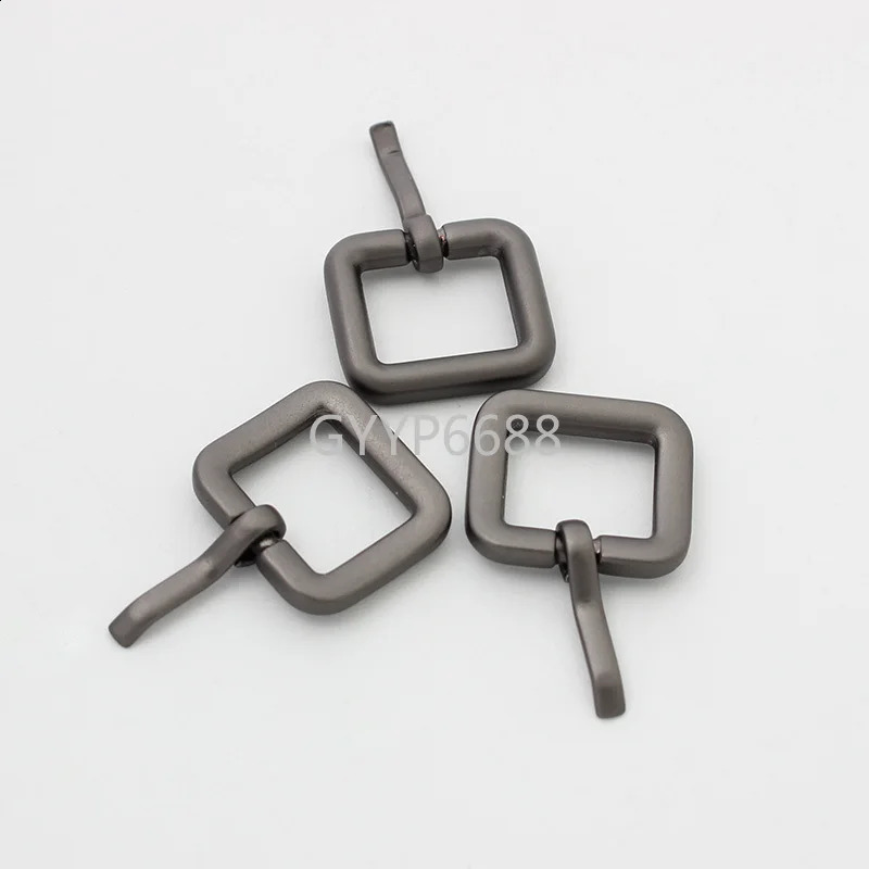 10-30-100 pieces of 17 * 16mm 3/8 matte gun color small-sized battery buckles used for purchasing DIY leather bags with adjustable buckles 241223
