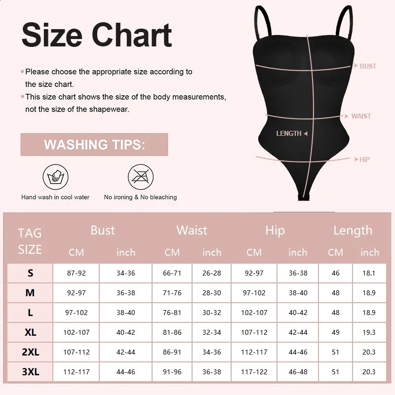 Off Shoulder Bustier Tube Top Strapless Bodysuit Women Thongs Shapewear Tummy Control Body Shaper Waist Trainer Skinny Underwear 241224