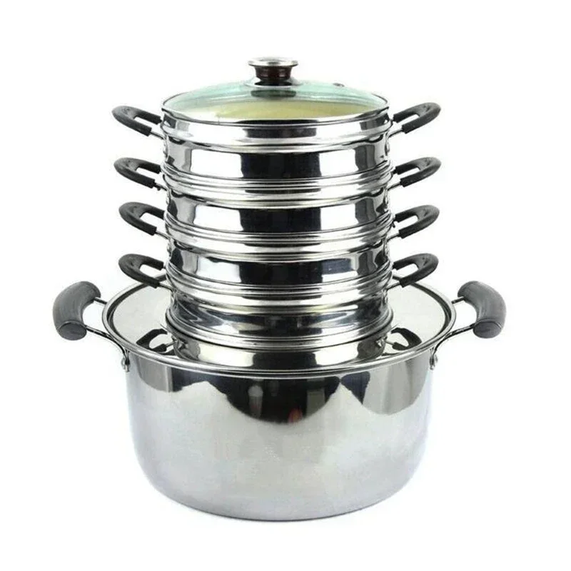 Steam separator Steaming Cage Special Bottom Pot Steamed Dumplings Xiaolongbao Steamer Circular stainless steel evaporator rack