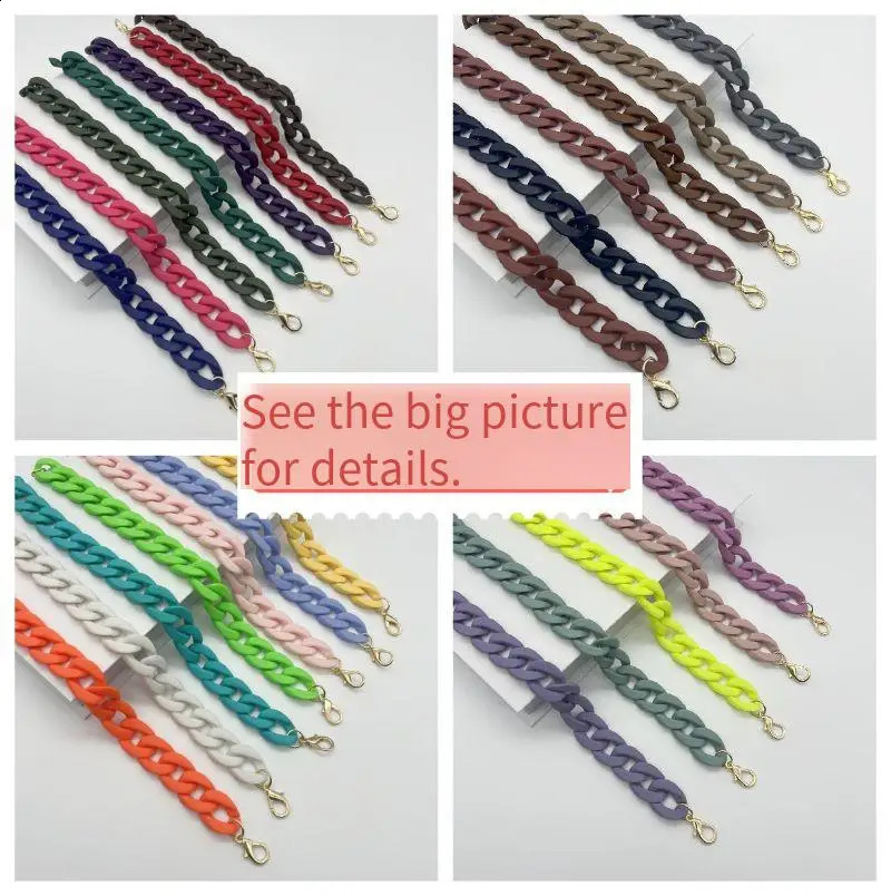 37cm Women Bag Strap Replacement Long Panel Wide Bag Chain Advanced Chain Accessories Fashion Bag Accessories 241224