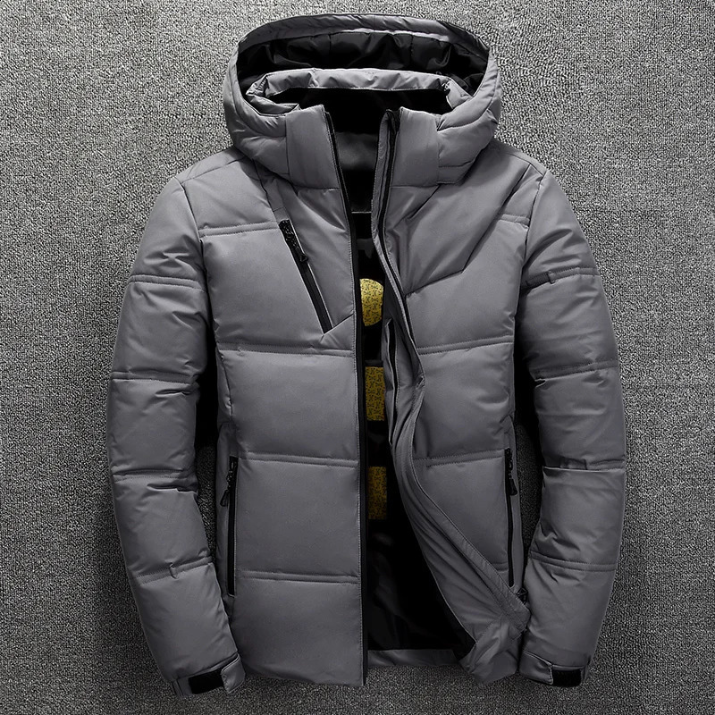 High Quality White Duck Thick Down Jacket Men Coat Snow Parkas Male Warm Clothing Winter Down Jacket Outerwear 241223