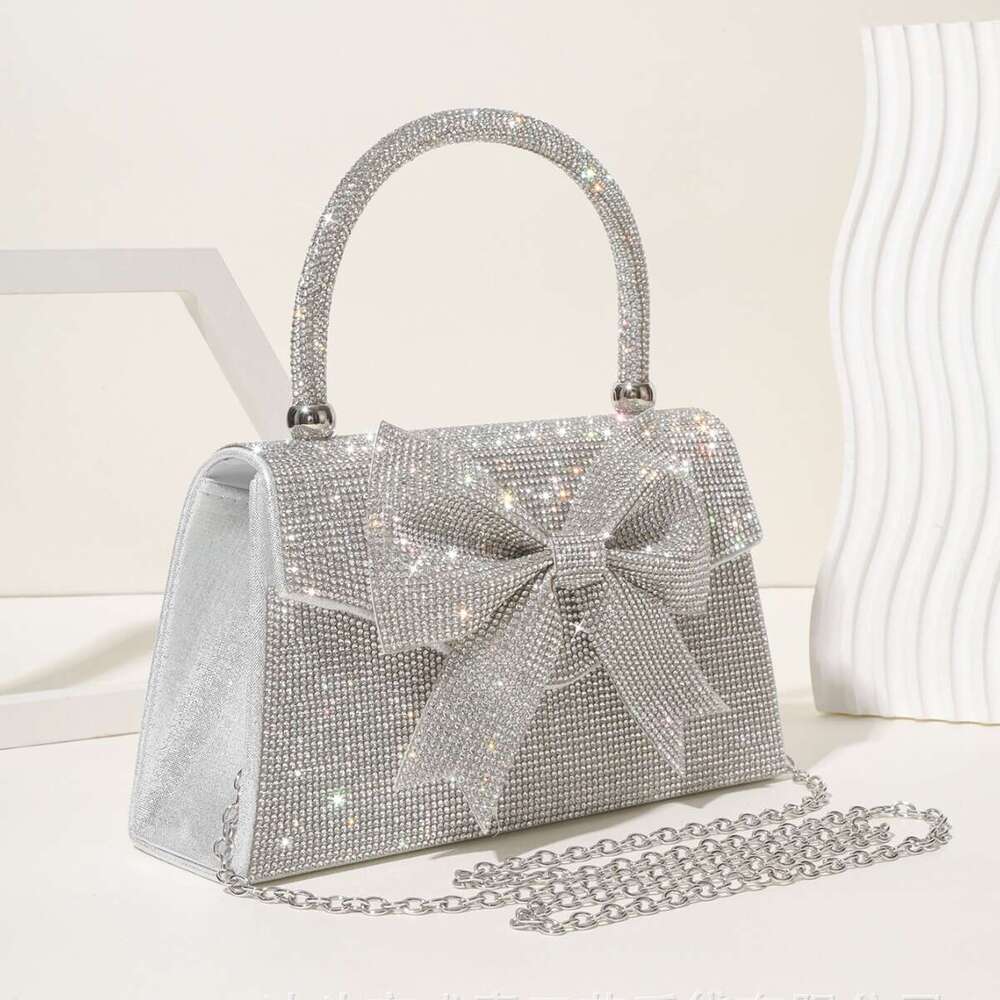 Shoulder Bag for Ladies Women Fashion Crossbody Bags Handbags Girls New Rhinestone Handbag Bow Casual Women Bag