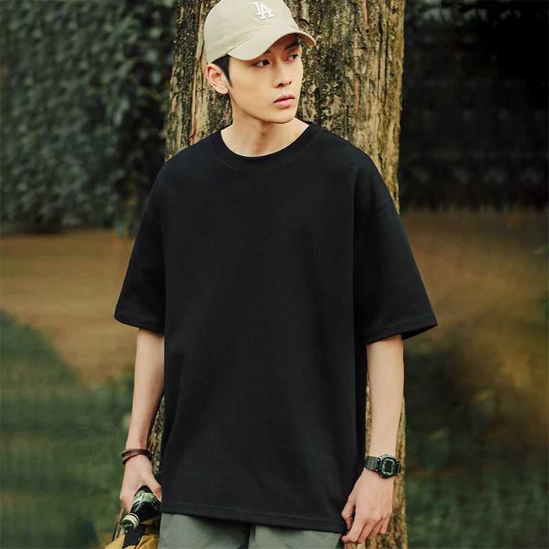 High quality mens T-shirts for summer sales cotton mens T-shirts Versatile short sleeved T-shirts boys basic flat top oversized 4XL W241223