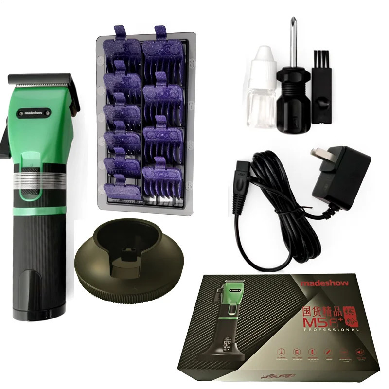 Professional Madeshow M5 Hair Clipper Madeshow M6 Trimmer Barber 0mm Baldhead Clippers Hair Cutting Machine Cut T Blade 241224 S2562