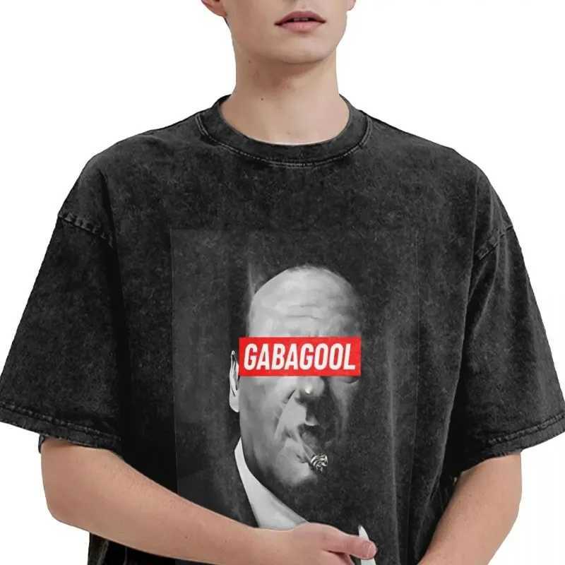 Super Large Washed T-shirt Tony Soprano Boots Simple T-shirt Popular Mens Summer T-shirt Y2K Retro Casual Top W241223