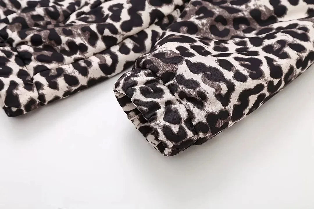 Womens Leopard Print Printed Jacket 241223