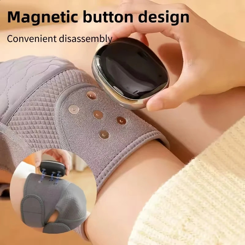 Knee Massager With 3-Speed Vibration Massage For Knee Shoulder Elbow Heating Knee Protection Old Cool Leg Warmth Massage 241224