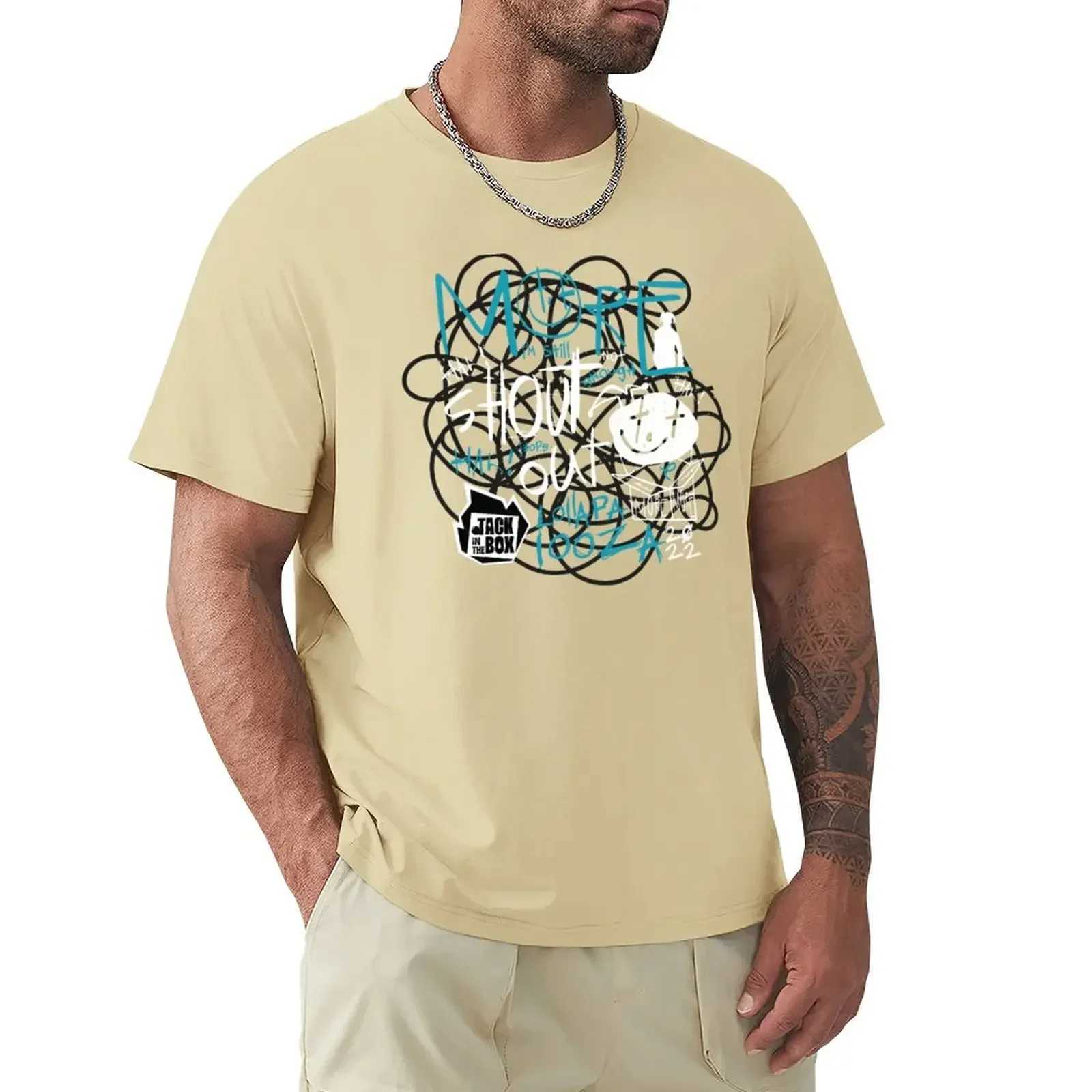 Newly arrived short sleeved Jhope Jack in box T-shirt top mens white custom cute clothes flat mens hip-hop retro W241223