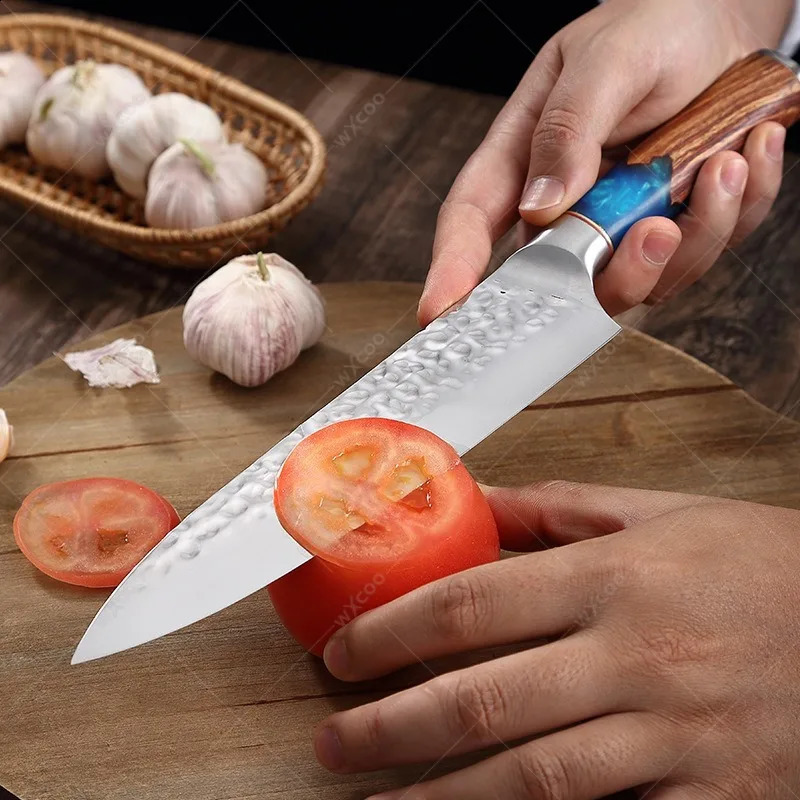 Hammer forged meat cutting knife Japanese knife professional chef knife stainless steel kitchen knife fish fillet knife with box 241224