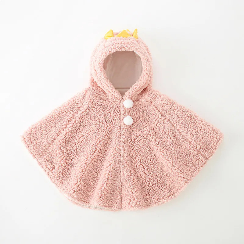0-3 Years Baby Boy Coat Cloak Cartoon Autumn Winter Cute Baby Girl Poncho Cape Infant Toddler born Jacket Outwear 241223