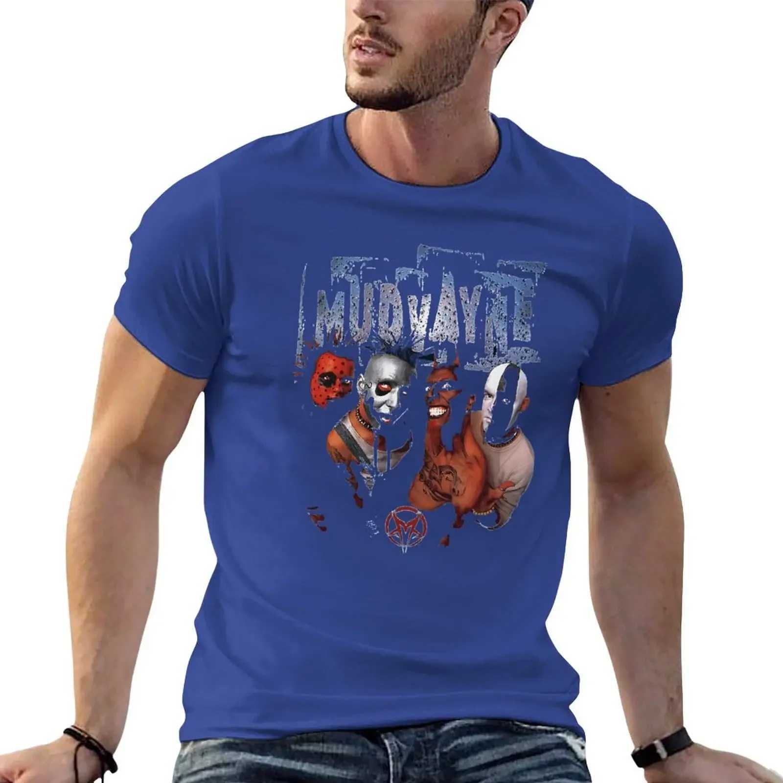 Band Heavy Mudvayne Classic T-shirt tee plain mens sports short sleeved cotton new arrivals round neck dress fashion W241223