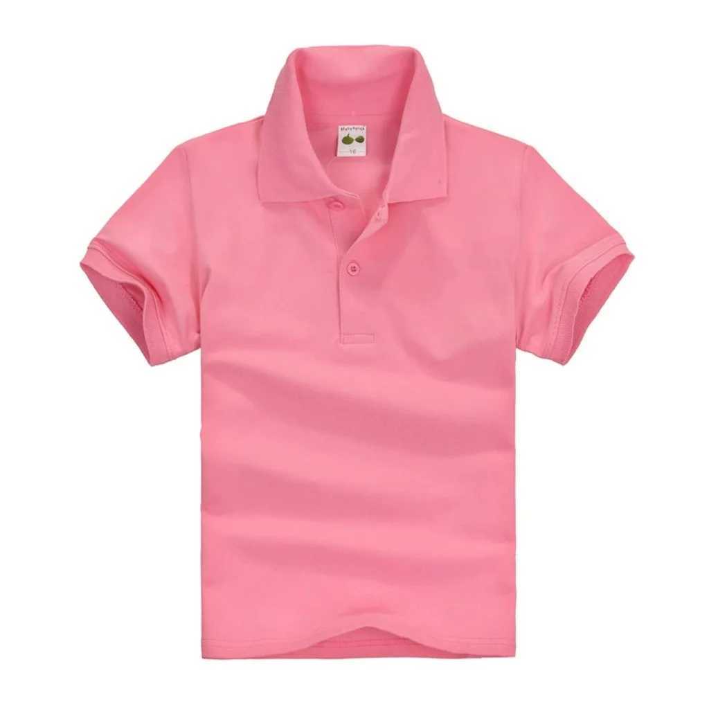 Summer new childrens T-shirt short sleeved cotton boy polo shirt childrens clothing for 3-14 years old W241223
