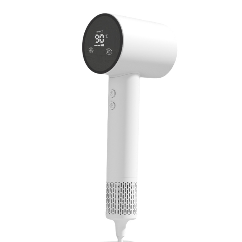 Electric Dryers with Display MuteHairdryer Hair Care Drier Safety Anion Professional temperature control Blow Powerful High speed