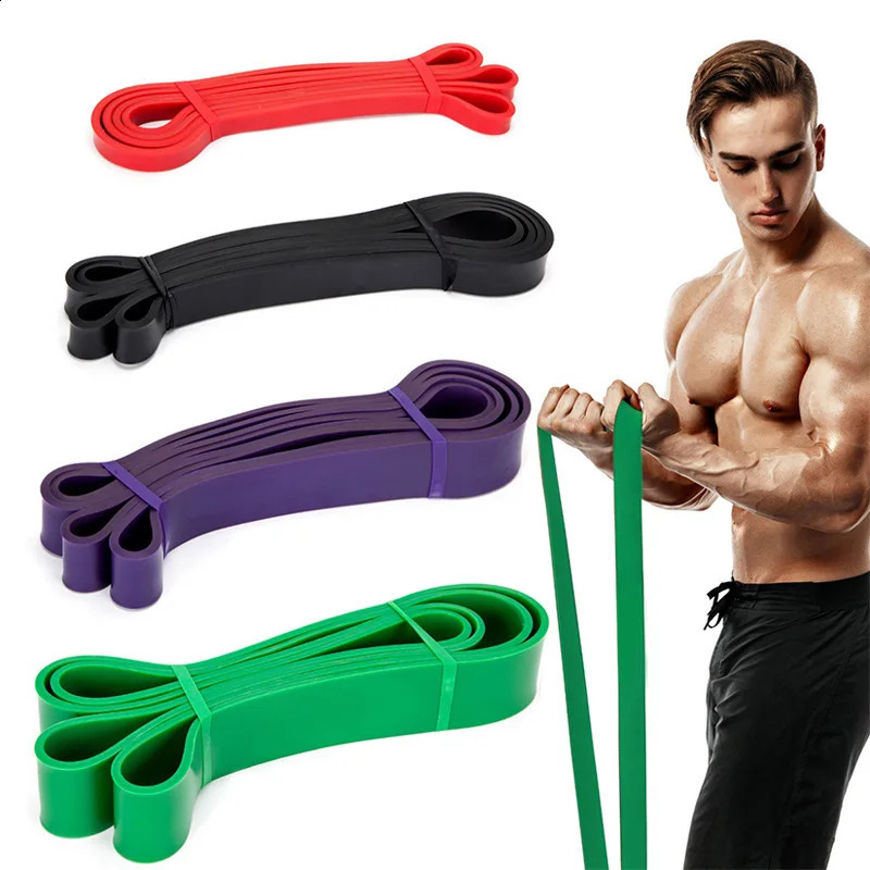 Fitness Rubber Resistance Bands Heavy Duty Pull Up Band Yoga Workout Strength Training Elastic Loop Expander Equipment 241216