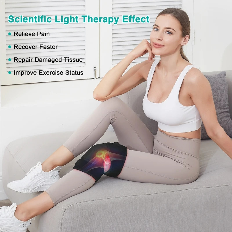 Electric Infrared Heating Knee Pad Wireless Massager Shoulder Brace For Knee Elbow Legs Arthritis Joint Injury Relief HealthCare 241224